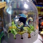 Diorama snøkule - Skogsdragen