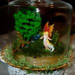 Diorama - Fe i skogen